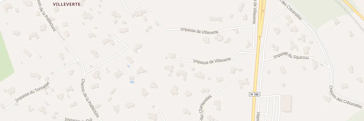 Plan du 208 Imp de Villeverte à Nîmes