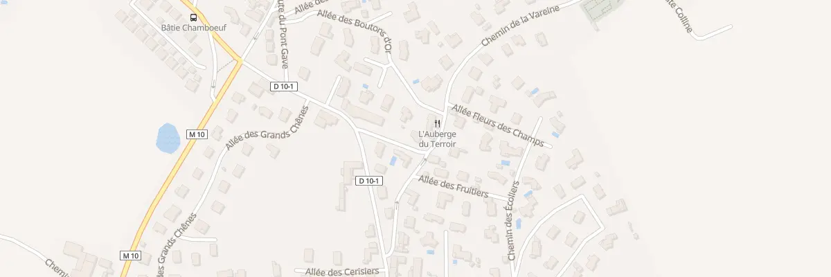 Plan du 18 Rue Victorine Mivière à Chambœuf
