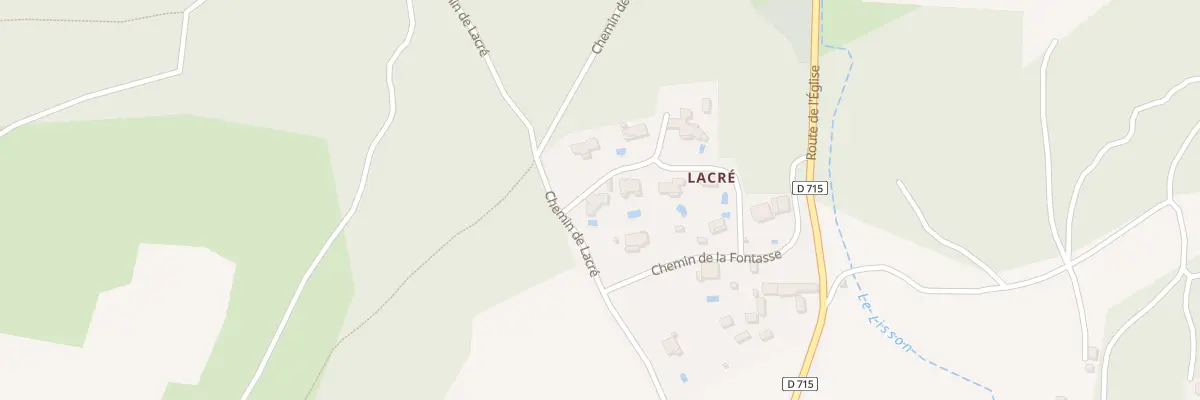 Plan du 5338 Che les Hauts de Lacré à Aigaliers