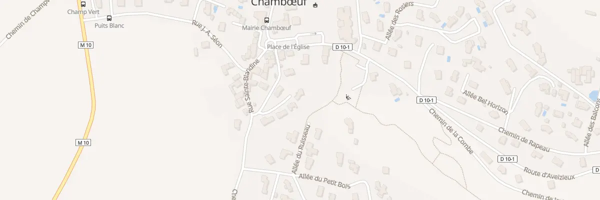 Plan du 4 All des Lauriers à Chambœuf
