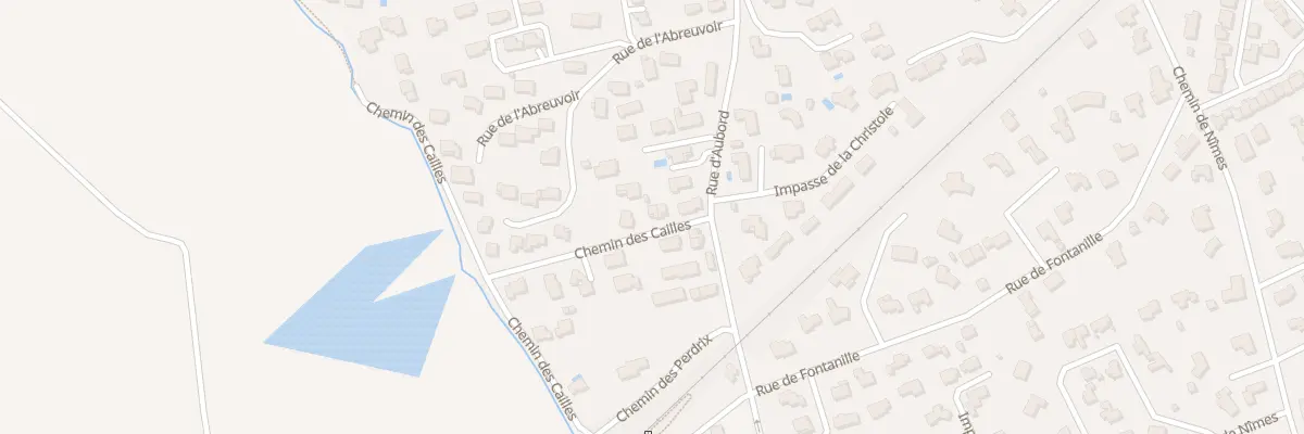 Plan du 40 Che des Cailles à Beauvoisin