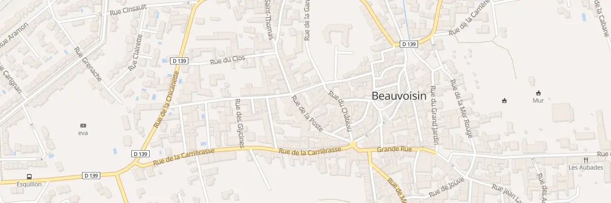 Plan du 306 Rue de la Poste à Beauvoisin