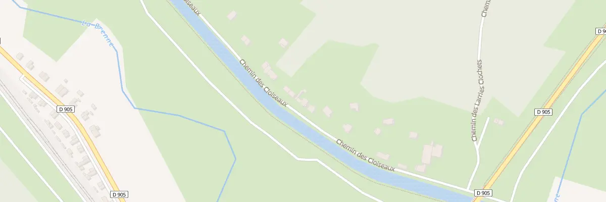 Plan du 18 Che des Cloiseaux à Montbard