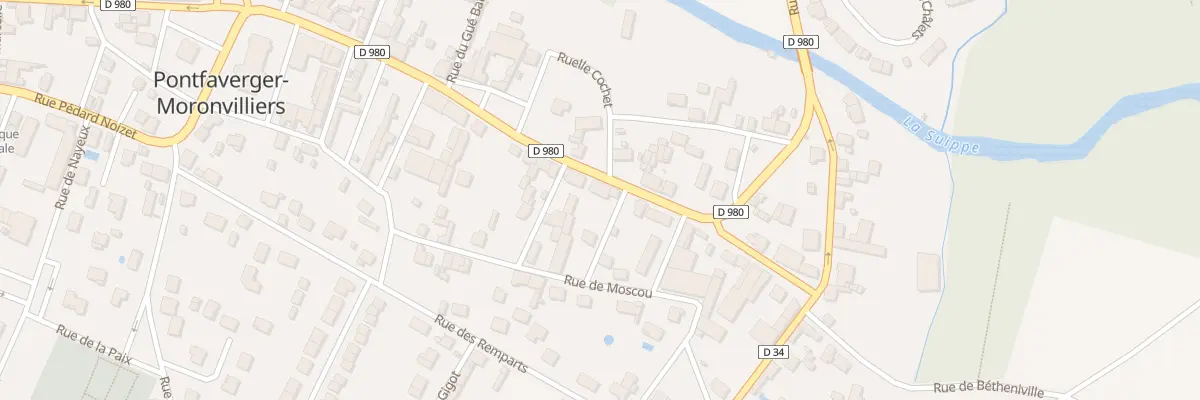 Plan du 42 Rue Saint Brice à Pontfaverger-Moronvilliers
