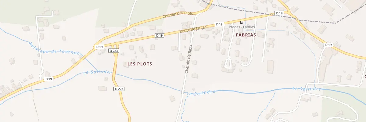 Plan du 705 Rte de Jaujac à Prades