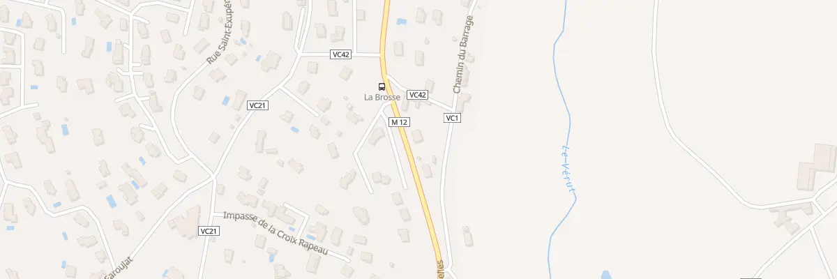 Plan du 8 Rte de Chazelles à Saint-Galmier