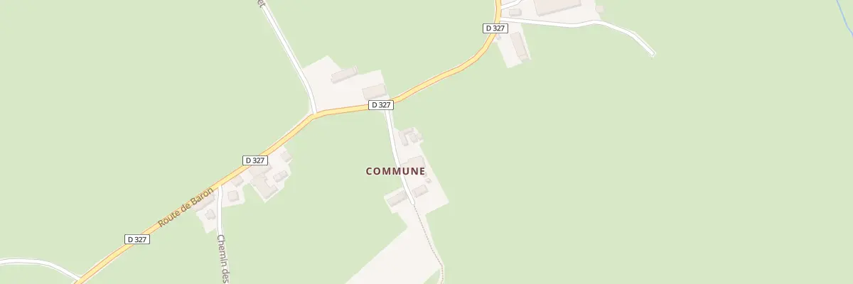 Plan du 2301 Rte de Baron à Martigny-le-Comte