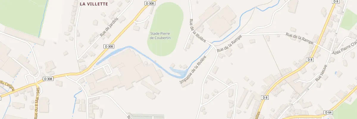 Plan du 52 Imp du Stade à Cours