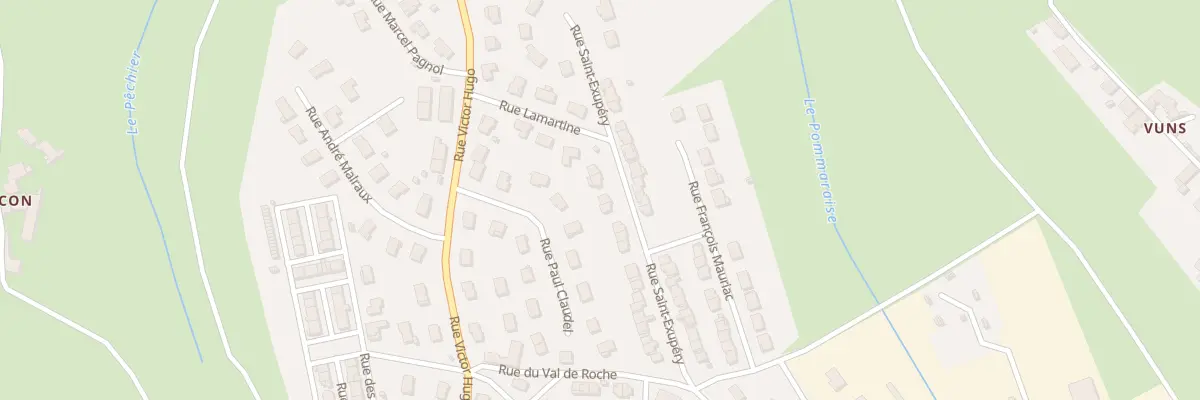Plan du 27 Rue Saint Exupéry à Roche-la-Molière
