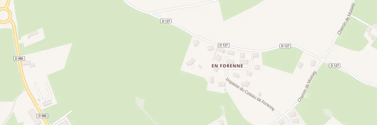 Plan du 15 Imp du Coteau de Forenne à Chauffailles