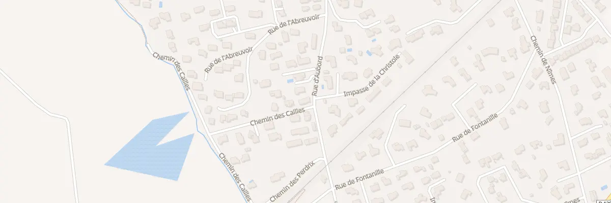 Plan du 333 Rte d’Aubord à Beauvoisin