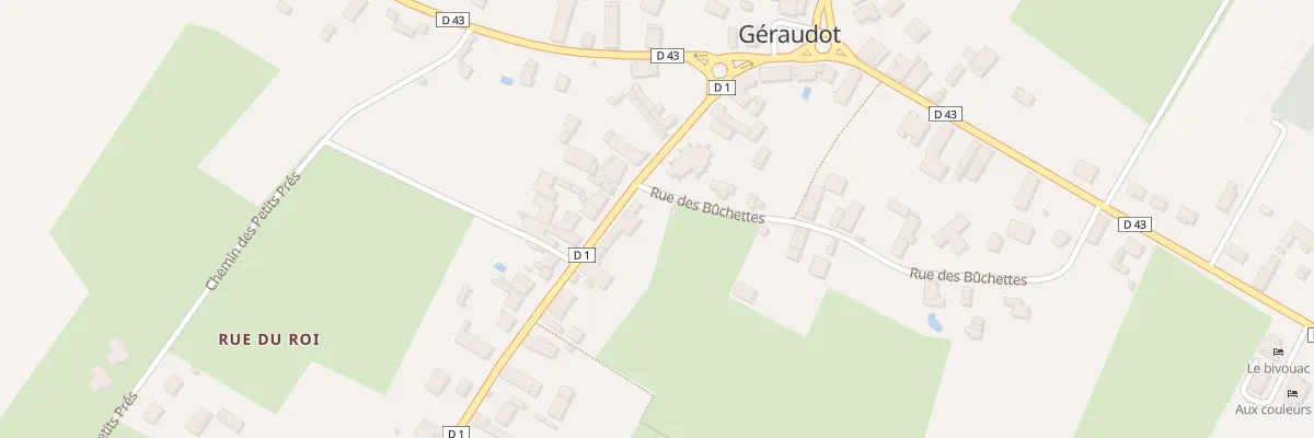 Plan du 7 Rue du Général Bertrand à Géraudot