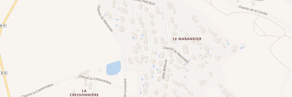 Plan du 12 All de l’Etang à Chambœuf