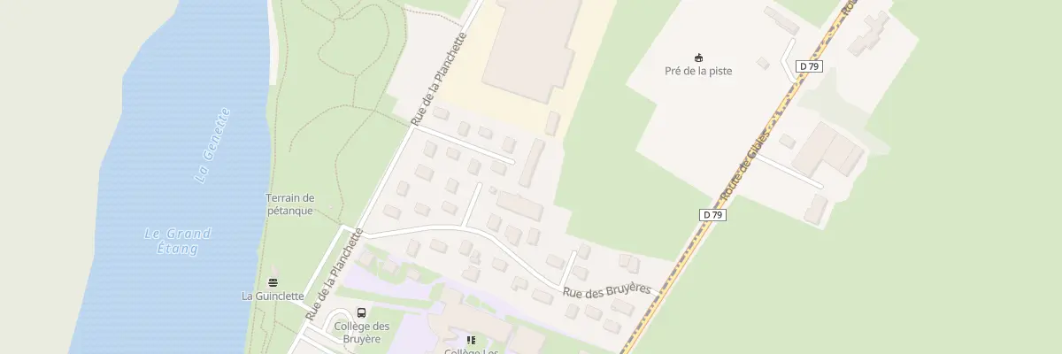 Plan du 10 All de la Garenne à La Clayette