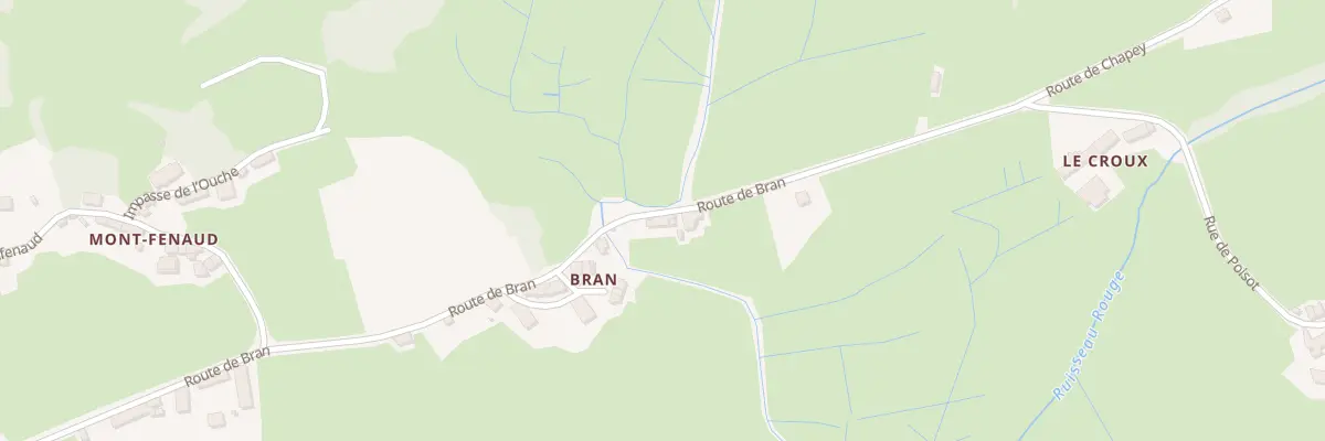 Plan du 20B Rte de Bran à Broye