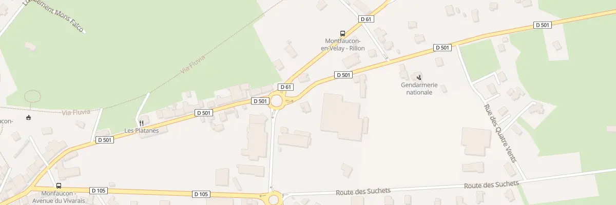 Plan du 2 Av de la Grosse Pierre à Montfaucon-en-Velay
