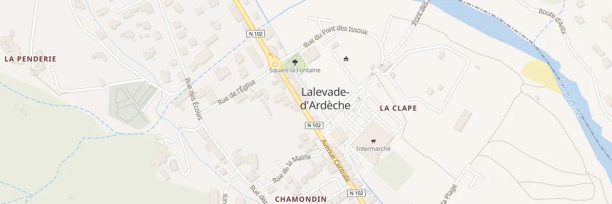 Plan du 21 Av Centrale à Lalevade-d’Ardèche