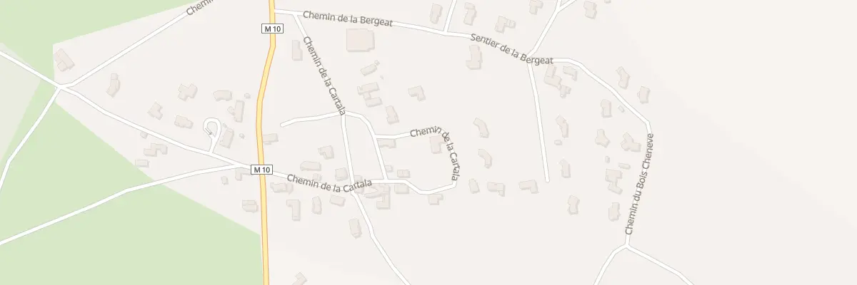 Plan du 64 La Cartala à Saint-Bonnet-les-Oules