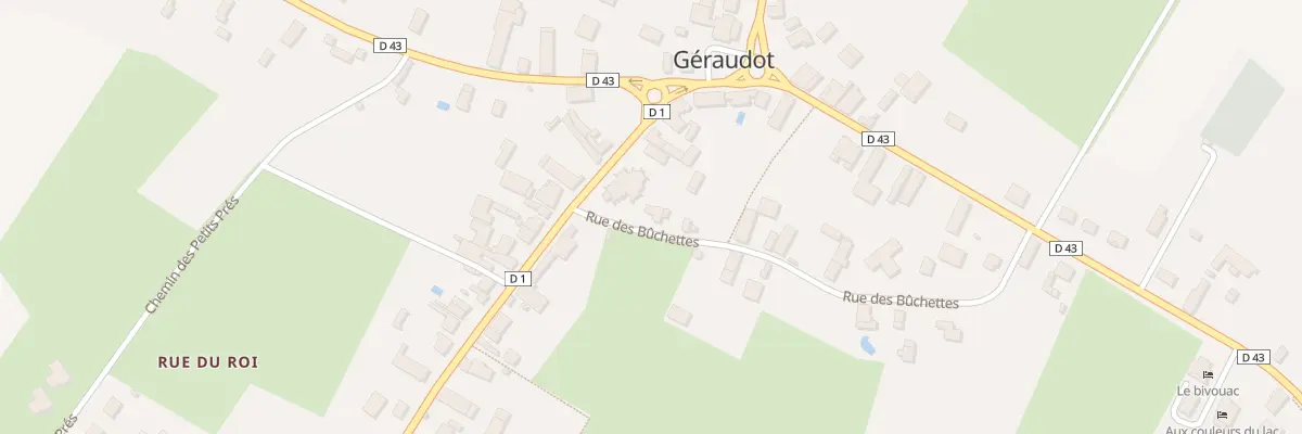 Plan du 1 Rue des Bûchettes à Géraudot