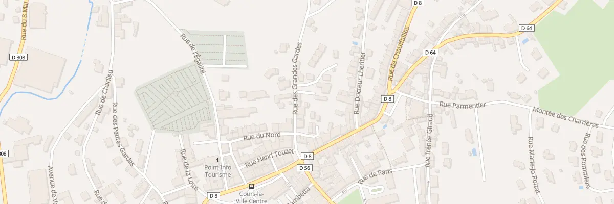 Plan du 66 Rue des Grandes Gardes à Cours