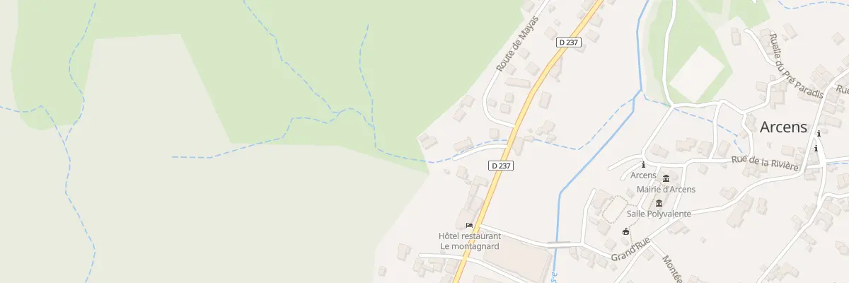 Plan du 100 Rue Rene Baumer à Arcens