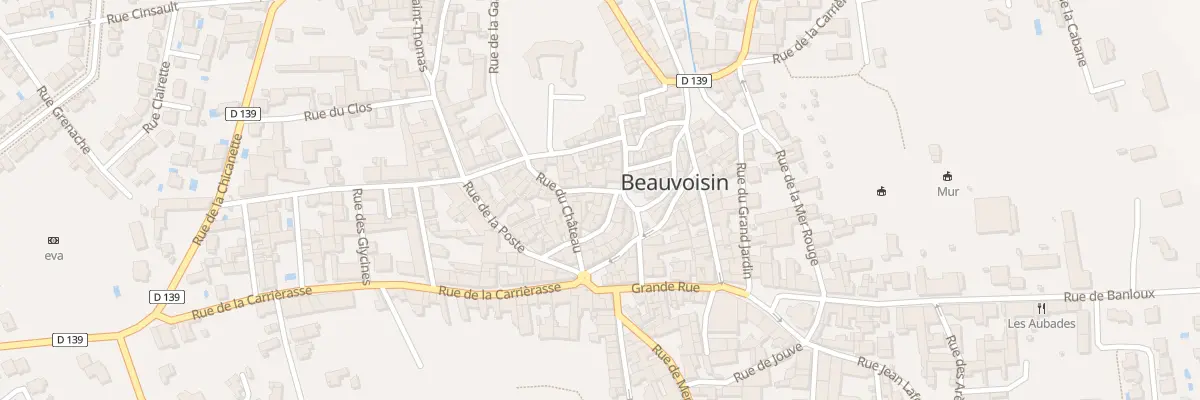 Plan du 15 Rue des Templiers à Beauvoisin