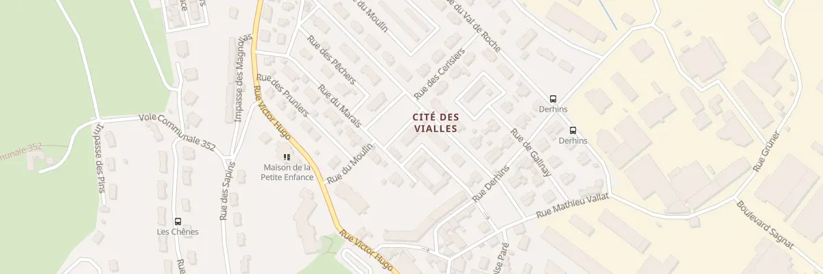 Plan du 8 Rue Jacques Didier à Roche-la-Molière