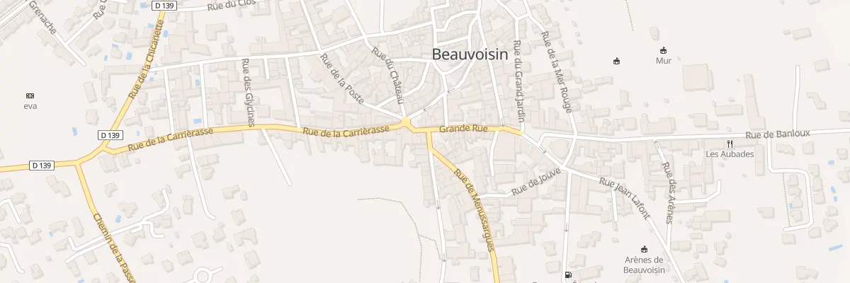 Plan du 4 Rue des Moulins à Beauvoisin