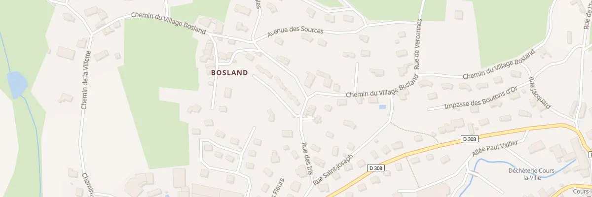 Plan du 26 Rue des Iris à Cours