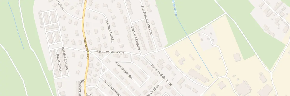 Plan du 2 Rue Saint Exupéry à Roche-la-Molière