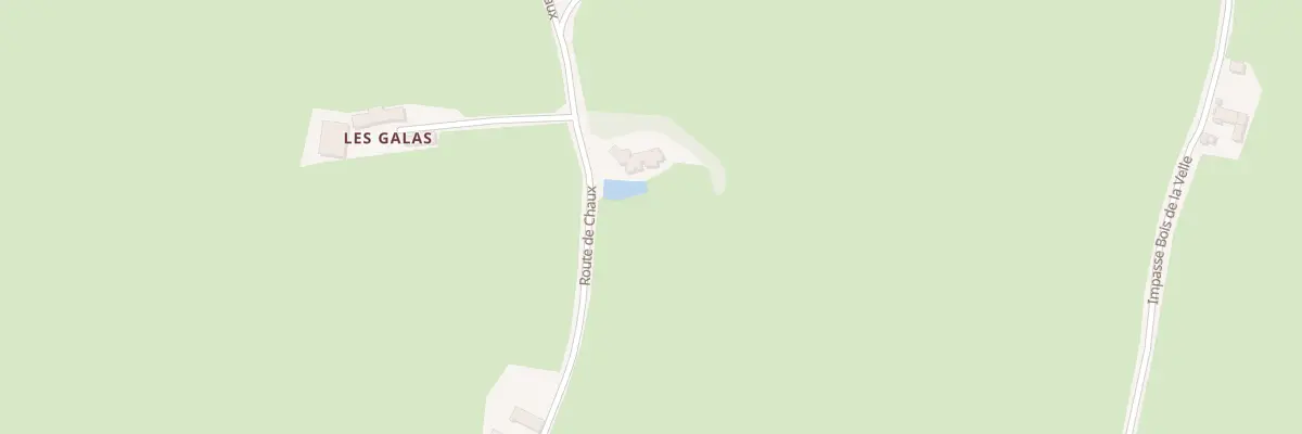 Plan du 5261 Chaux à Viry