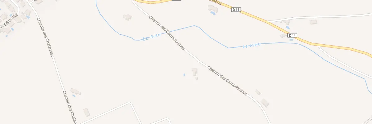 Plan du 5178 Le Rieu à Aubord