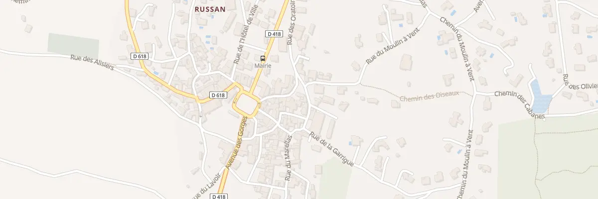 Plan du 56 Rue Haute - Russan à Sainte-Anastasie