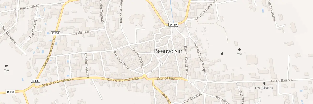 Plan du 31 Pl de l’Horloge à Beauvoisin