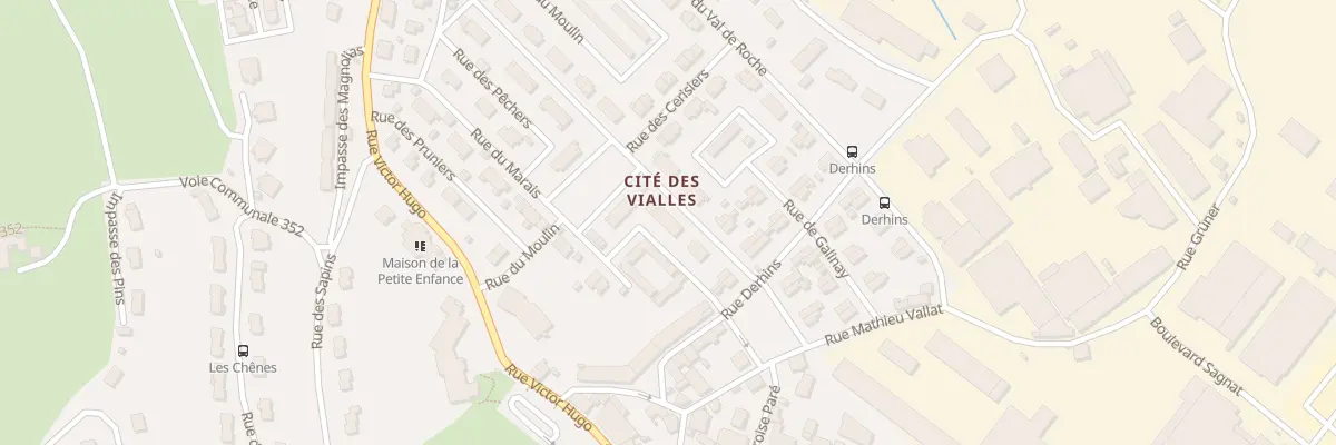 Plan du 11 Rue des Vialles à Roche-la-Molière