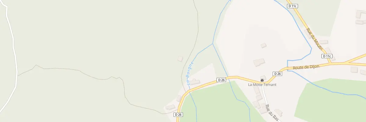 Plan du 1 Imp de la Baigne à La Motte-Ternant