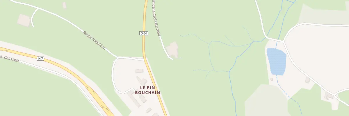 Plan du 161 Chem de la Croix Barreau à Machézal