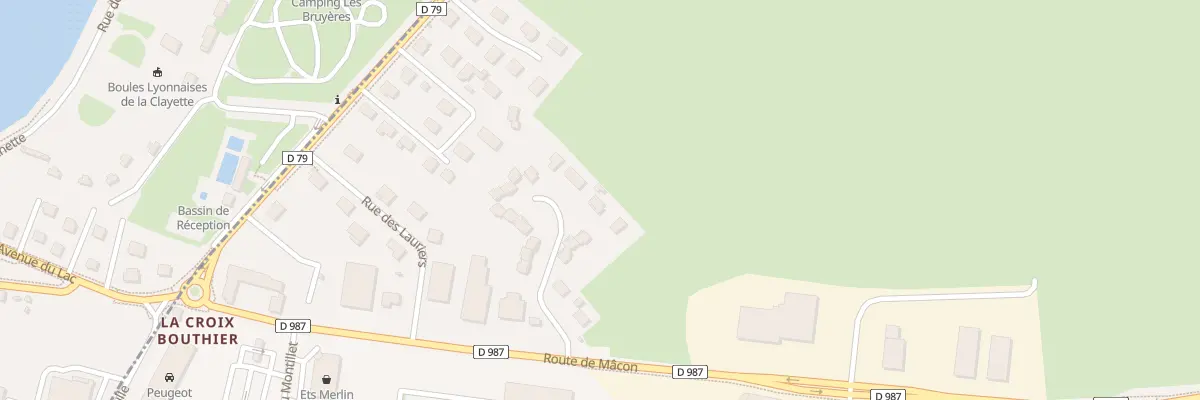 Plan du 14 Vge de la Croix Bouthier à Varennes-sous-Dun