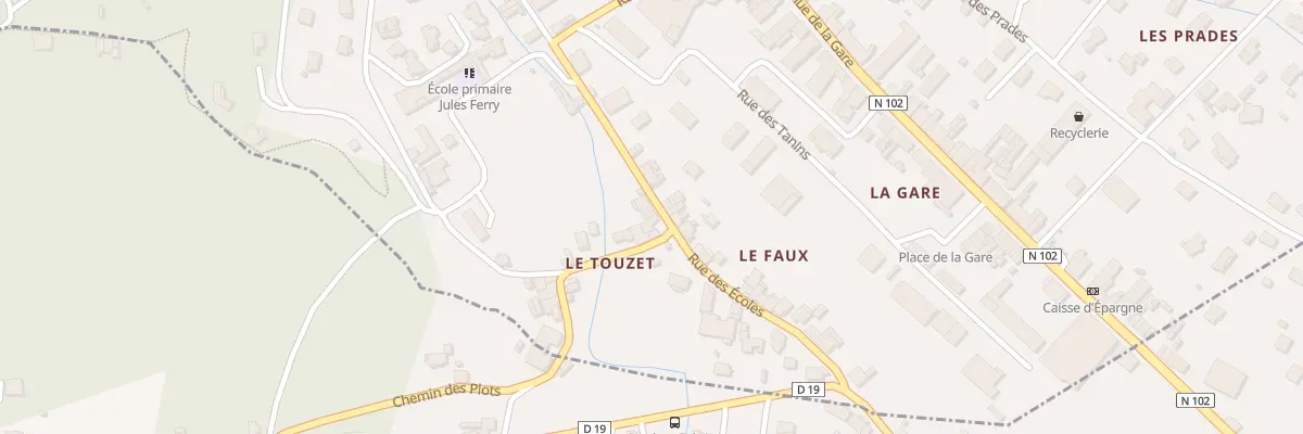 Plan du 11 Rue des Ecoles à Lalevade-d’Ardèche