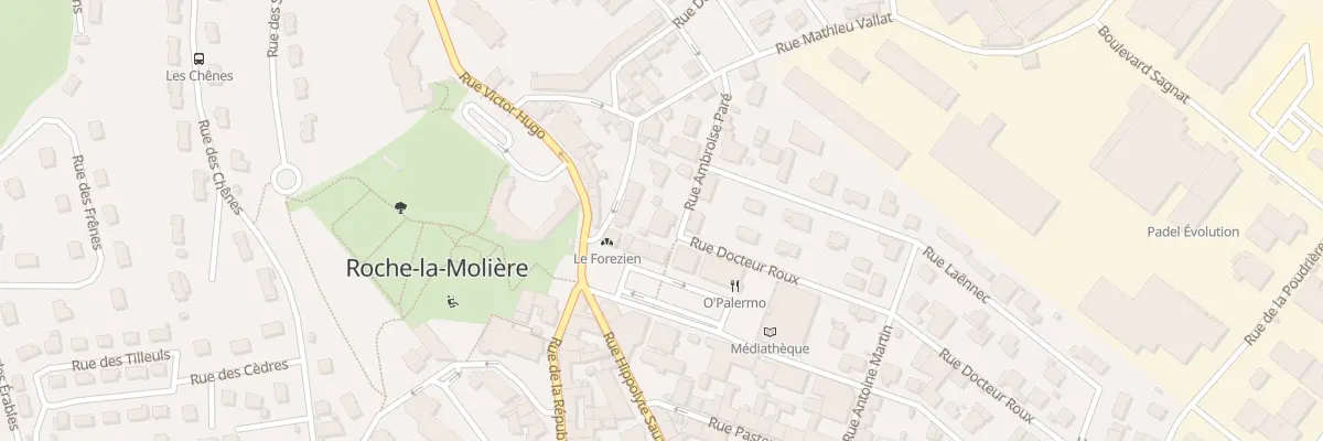 Plan du 4B Rue Mathieu Vallat à Roche-la-Molière
