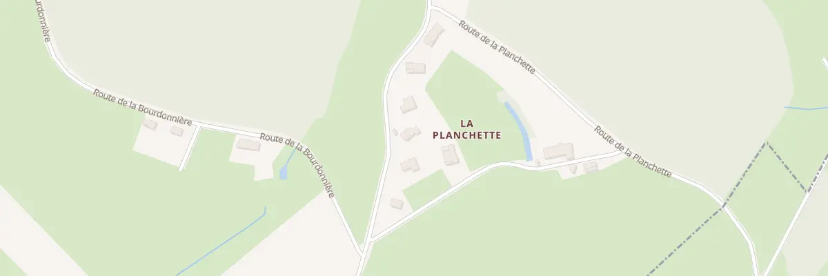 Plan du 412 Rte de la Planchette à Curbigny