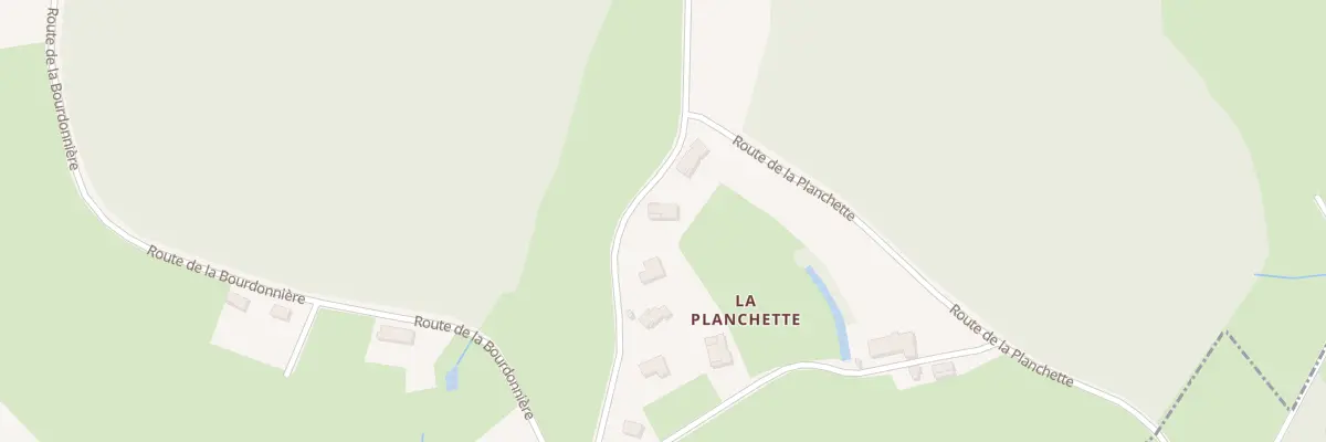 Plan du 544 Rte de la Planchette à Curbigny