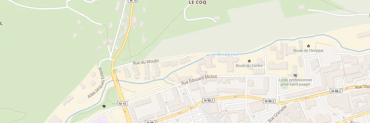 Plan du 21 Rue du Moulin au Chambon-Feugerolles