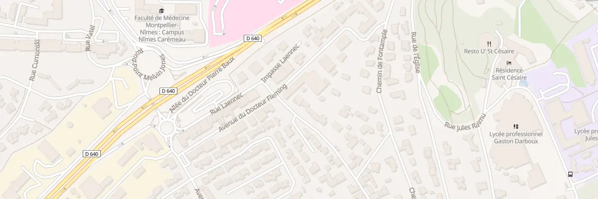 Plan du 566 Rue du Temple à Nîmes