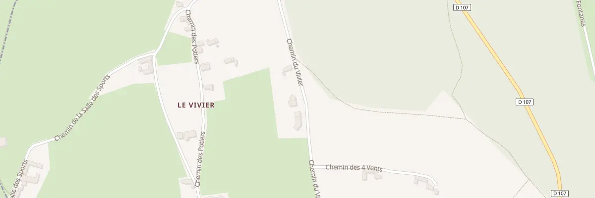 Plan du 657 Che du Vivier à Montchal