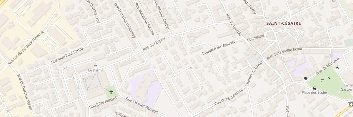 Plan du 5 Rue de l’Espérance à Nîmes
