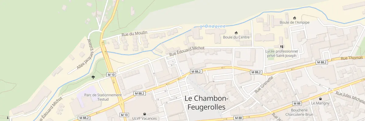 Plan du 32 Rue Emile Zola au Chambon-Feugerolles