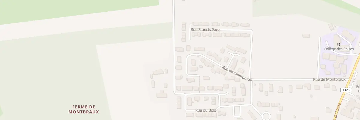 Plan du 22 Rue de Montbraux à Piney