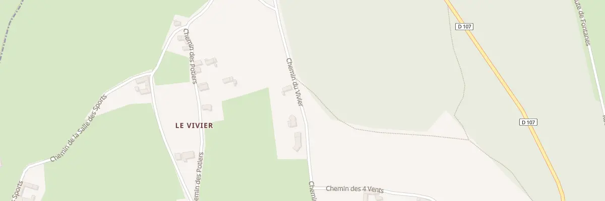 Plan du 737 Che du Vivier à Montchal