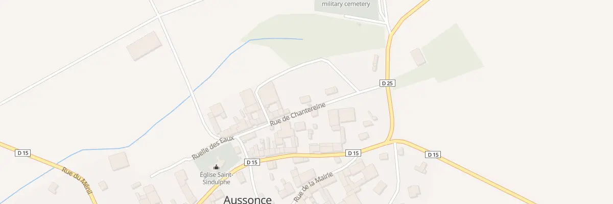 Plan du 15 Rue Chanteraine à Aussonce